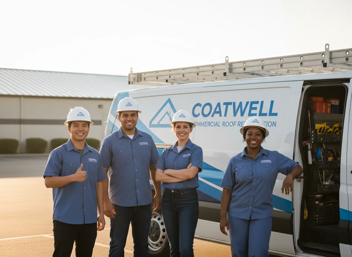 Commercial roof coating company in Monument Beach, MA