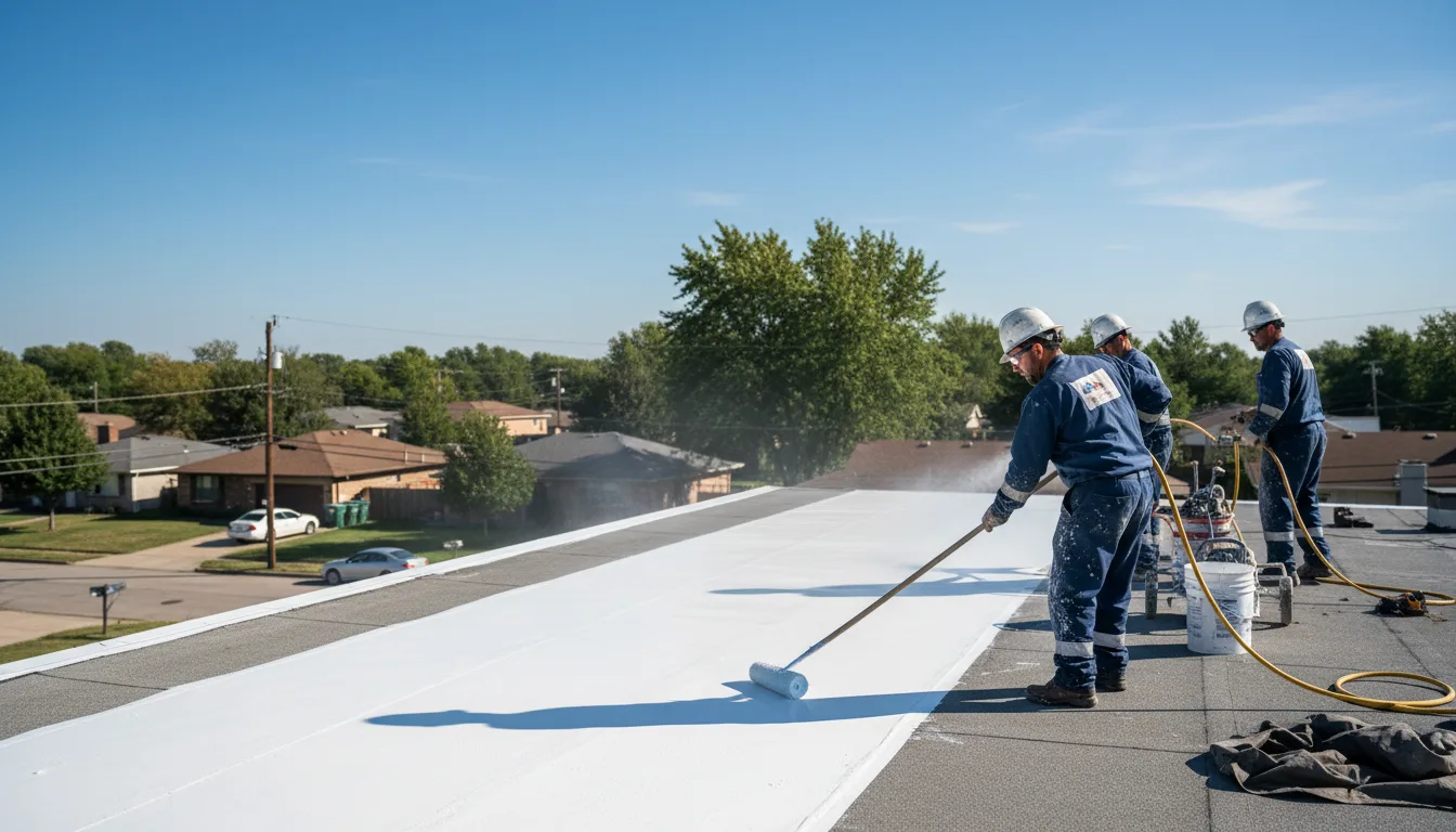 Commercial roof coating in Monument Beach, MA near me